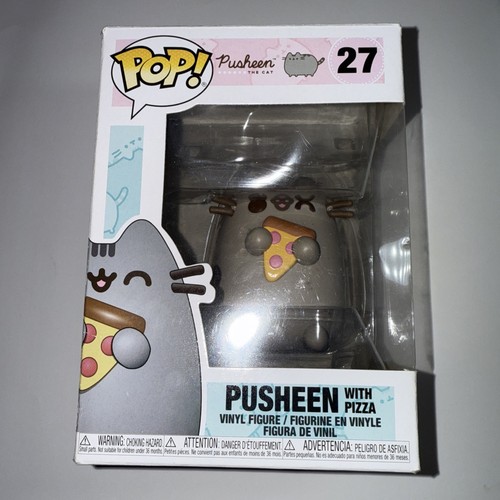 Figura Vinilo Funko Pop Pusheen el Gato con Pizza #27 Caja Dañada