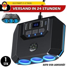 USB Verteiler Kfz Zigarettenanz�nder Adapter Auto Ladeger�t Steckdose Splitter