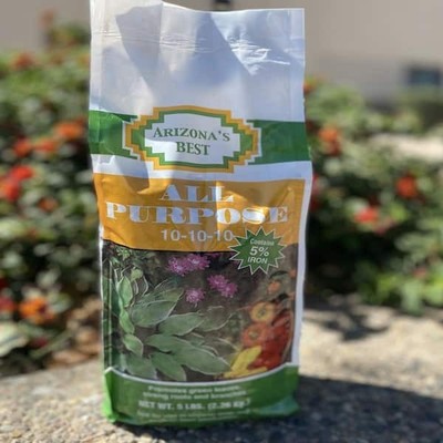 All Purpose Plant Food 5 Lb. 10-10-10 Green Growth for Shrubs Trees Grasses Soil