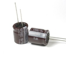 10pcs Nichicon PL 3300uF 16V 105C Radial Electrolytic Capacitor Low ESR