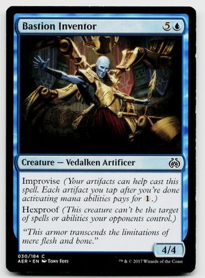 Bastion Inventor 30 Common Aether Revolt Magic: The Gathering
