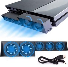 Cooling Fan for PS4, USB External Cooler 5 Turbo Temperature Control...