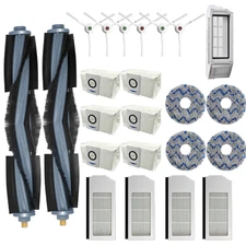 For Ecovacs Deebot X1 OMNI T10 TURBO Vacuum Cleaner Mop+Brush+Mops+Dust Bag Box