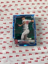 2021 Bowman Chrome Sapphire Tanner Houck Base RC #13 Boston Red Sox