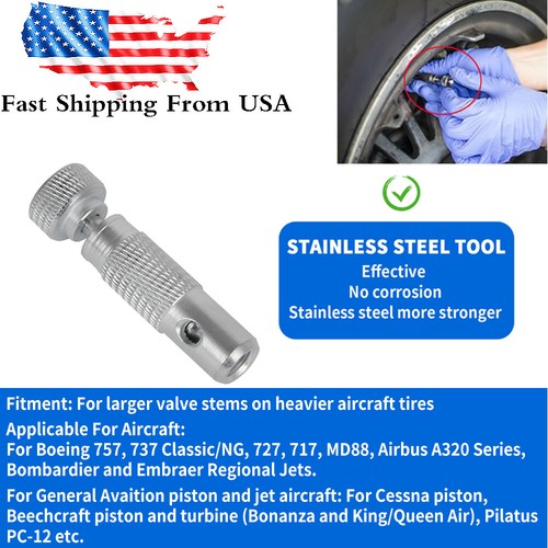 Safe Cor Valve Stem Remover Aircraft Automotive 968RB Tool Boeing 757, 737, 727