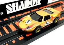 Ho Slot Cars, Ford GT, Autoworld/ AFX Type, All Original, Metallic Bronze, New.