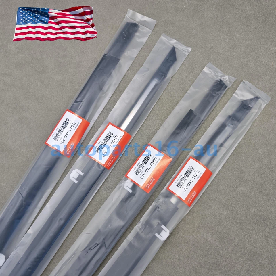 New Weather Strip Outside Window Moulding Trim Seal Belt For Honda Accord 08-12 - Image 3 of 4