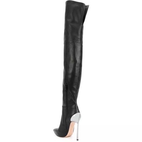 Sexy Womens Pointed Toe Over The Knee Boots High Heel Stilettos Party Club Shoes - Picture 2 of 22