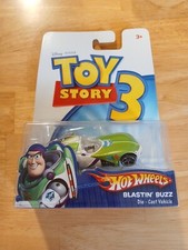 Disney Toy Story 3 Blastin' Buzz Lightyear Hot Wheels 2009 Retired Sealed NIB
