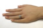 GIA certified 14k white gold .91ct round SI1 G diamond engagement ring 3.7g — photo 8