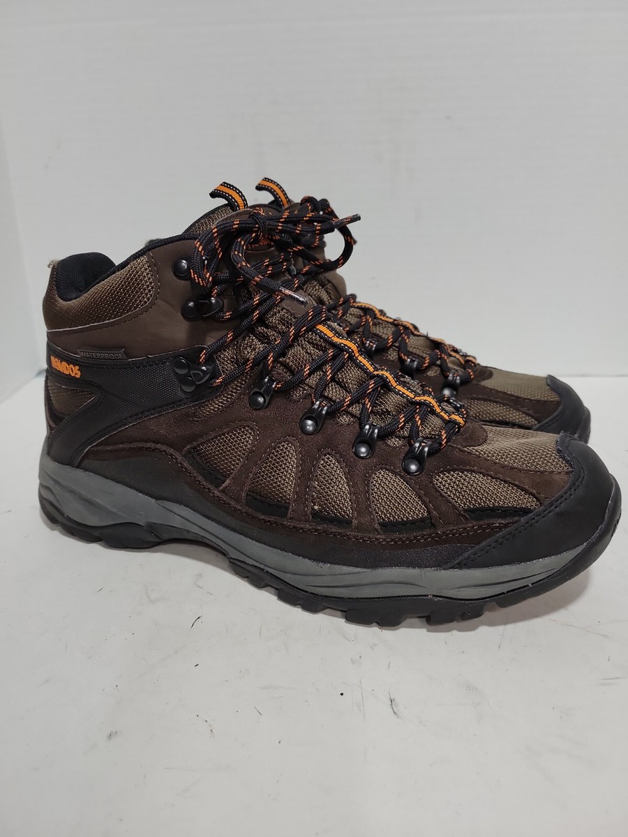 NEVADOS WATERPROOF BROWN/BLACK LEATHER HIKING WORK ANKLE  display picture 2