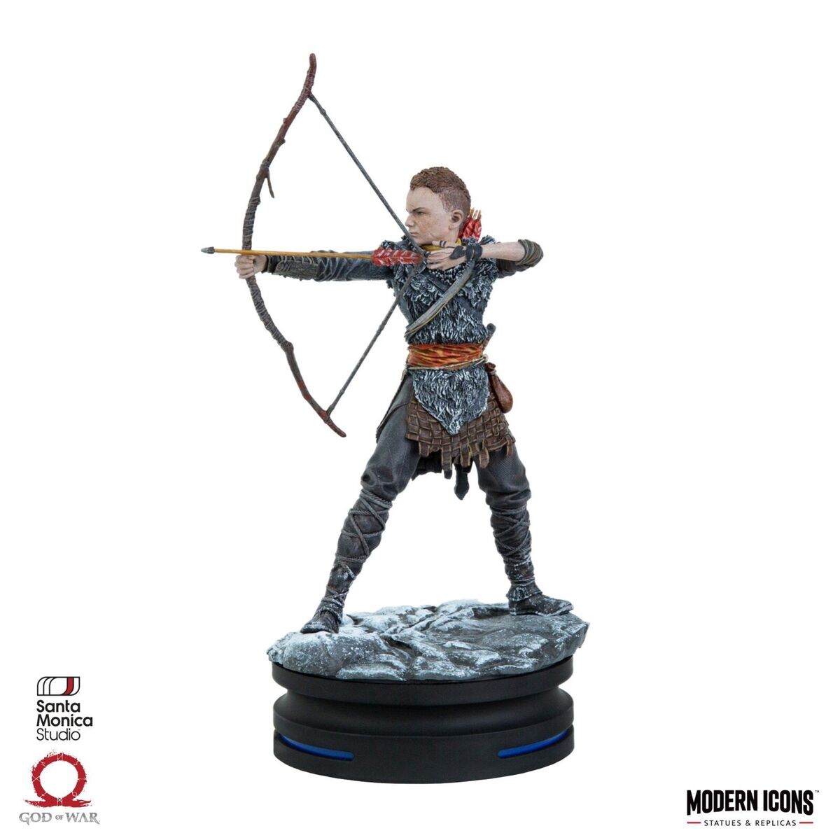 God of War Ragnarok Kratos + Atreus Statue Figure Set Official Sony Modern  Icons