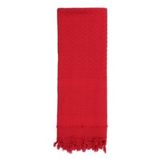 Rothco Solid Color Shemagh Tactical Desert Keffiyeh Scarf - Red