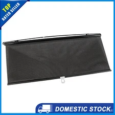 Pack of 1 PVC Retractable Car Window Sun Shade Visor Roller Blind 125cm x 58cm