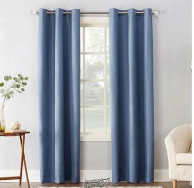 Sun Zero Solid Foam-Back Panels Blue 80''W x 84''L