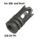 All Steel 5/8x24 TPI Muzzle Brake Compensator For 308 762
