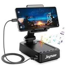 Gifts for Men Women, Bluetooth Speaker Phone Stand with Charging Function Black