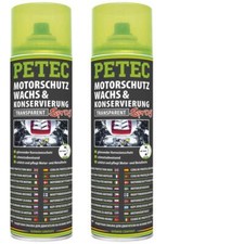 2 x Petec Motorschutzwachs & Konservierung Transparent Wachs 500ml 73430 2 x Petec Motorschutzwachs & Konservierung Transparent Wachs 500ml 73430