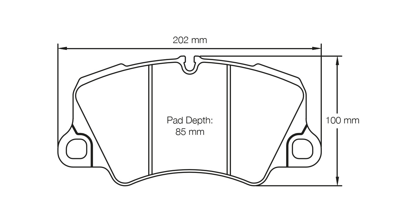 Pagid RSC Front Brake Pad Set Ferrari 458 Speciale/488/488 Pista/F8 Tributo 4580