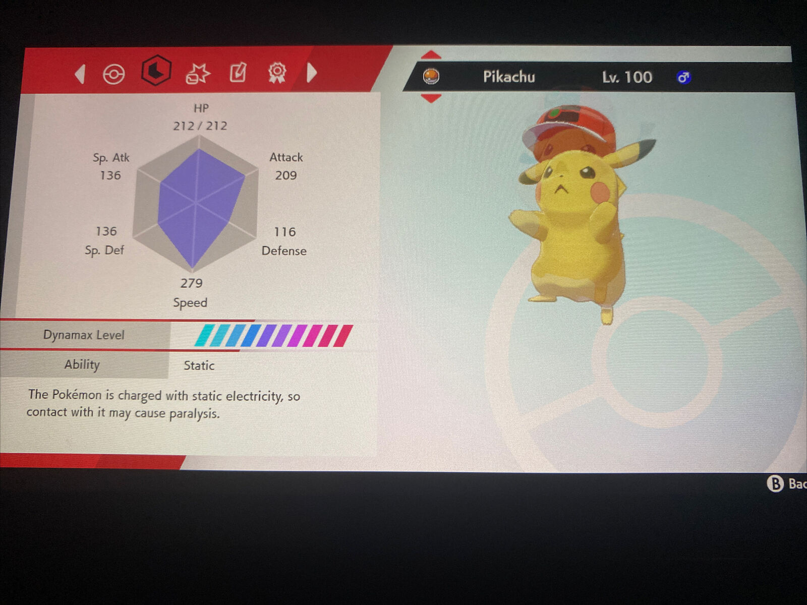 Shiny Pikachu after 62 wild encounter Pokemon Sword/Shield. 