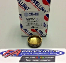 Melling MPC-18B Brass 1-1/4" Deep Cup Expansion Freeze Out Block Plugs