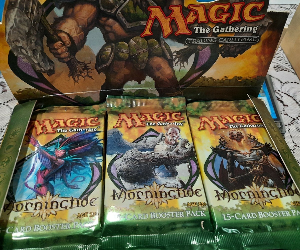 morningtide booster box Amazon.com: Magic the Gathering Morningtide Booster Pack 15 cards : Toys &  Games main image 1