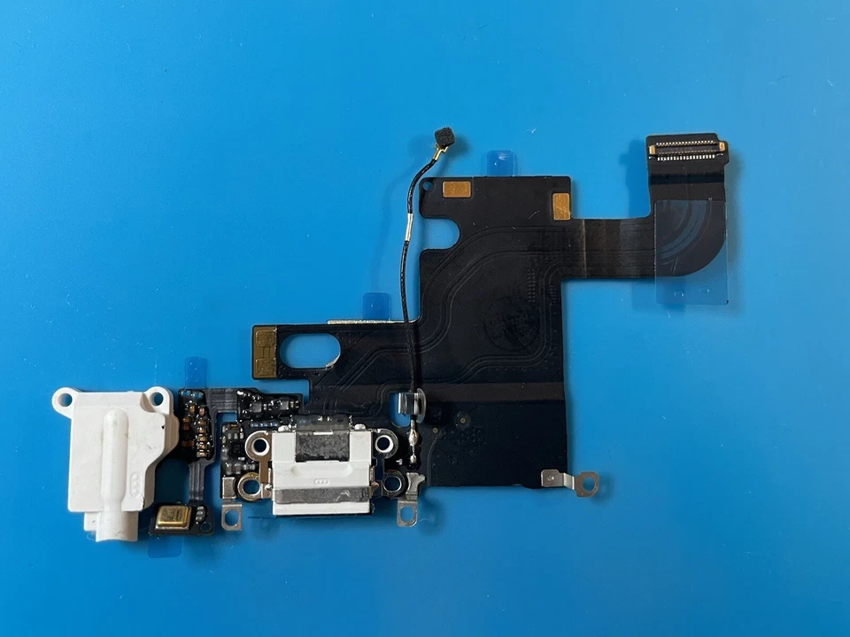 iPhone 6 Genuine OEM Apple Original Charging Port Flex Cable White Gray - Image 3 of 3