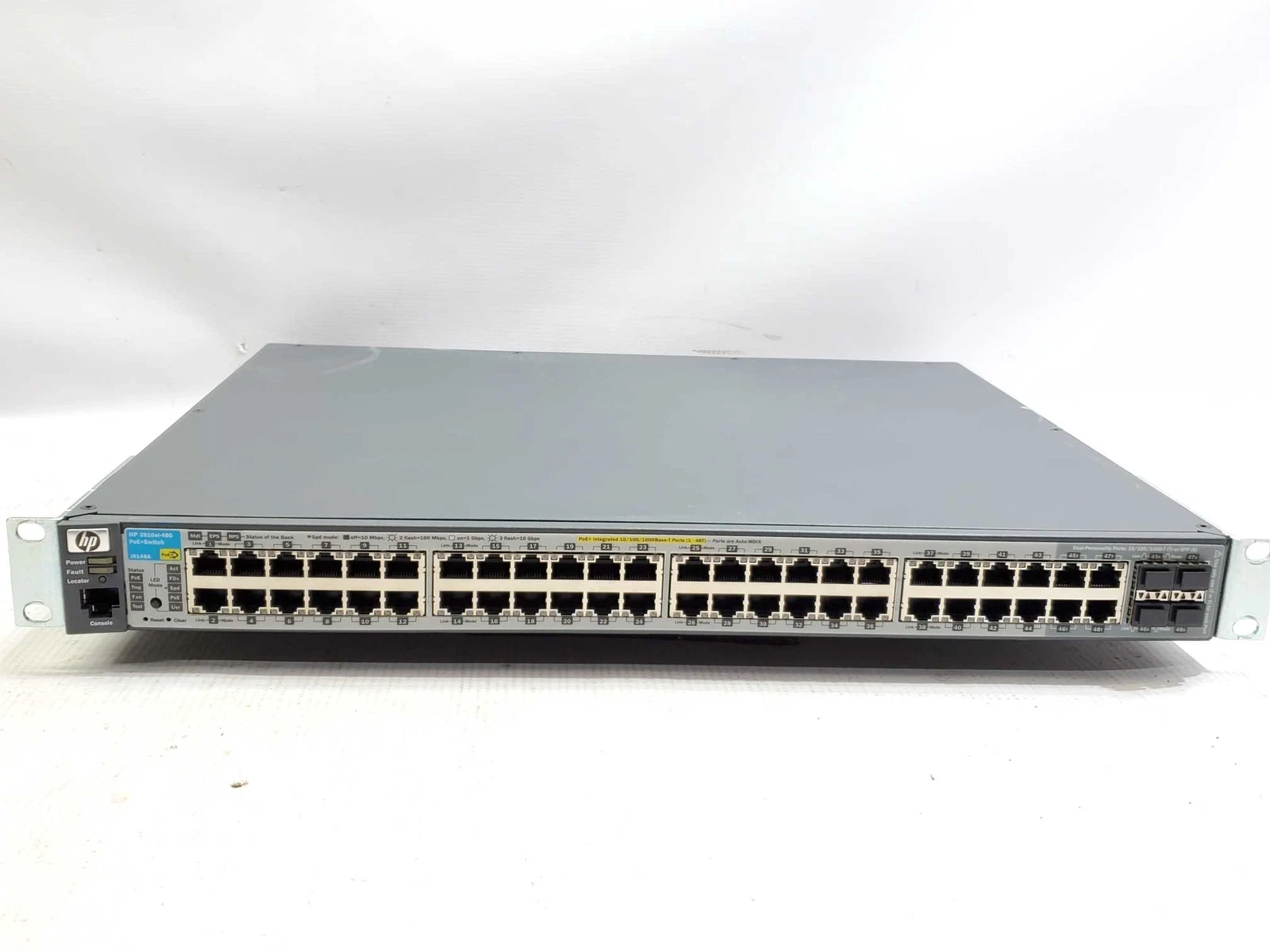 HP ProCurve J9148A 2910al-48G-PoE+ 48-Port Gigabit Ethernet Switch )