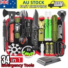 32 In 1 Emergency Survival Equipment Kit Camping Sos Tool Sport Hiking