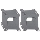 10pc Holley Edelbrock Carb Base Flange Gasket Open Carburetor 4 Barrel 4150 4160