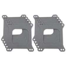 10pc Holley Edelbrock Carb Base Flange Gasket Open Carburetor 4 Barrel 4150 4160
