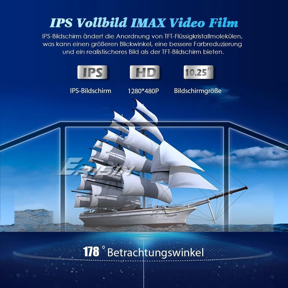 8-Kern Android 13 CarPlay Autoradio Navi BMW 3er 5er E60 E61 E63 E64 E90 E91 CCC - Bild 4 von 4