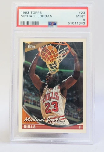 1993 Topps MICHAEL JORDAN #23 *ERROR* -MINT- PSA 9