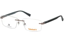 Timberland TB1657 009 Matte Anthracite Rimless Eyeglasses Frame 57-16-145 1657