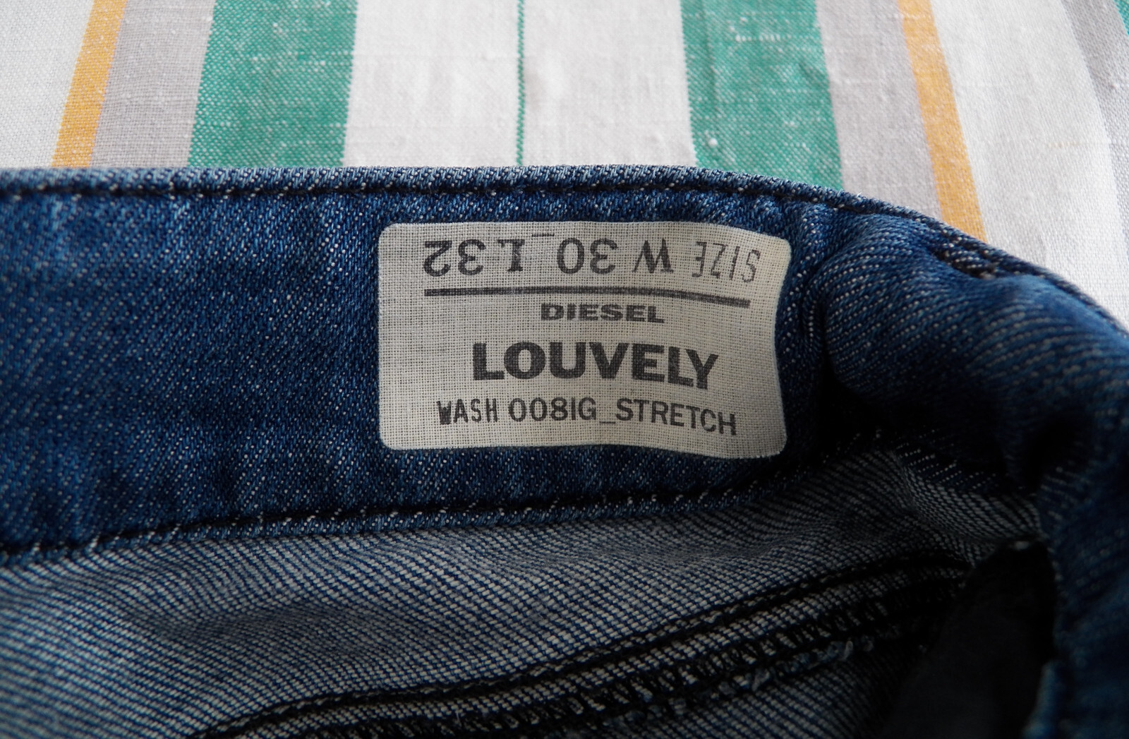 Diesel Louvely Womens Jeans Size W30 L32 Blue Stretch Denim Wash 008IG Bootcut image 6