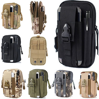 Handy Hüftgurt Bauchtasche Sport Laufen Molle Pack Case Cover Geldbörse Etui