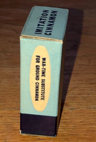 Cinnamon Box Full Vintage Original Landford War-Time Substitute 1940's Spice - Picture 2 of 9