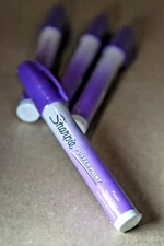 Lot of 7 Sharpie Water-Based Poster Paint Marker Medium Point PURPLE New