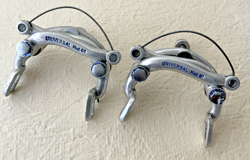 Levier De Frein Vintage UNIVERSAL Mod.61 - Aluminium - Pour Vélo Course - Années 60