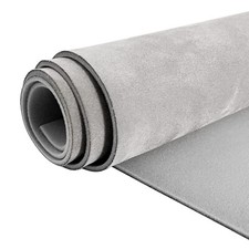 96&ldquo; &times; 60&ldquo; Light Gray Car Suede Headliner Fabric with Foam Backi