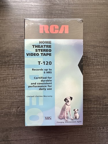 RCA T-120 (2002) VHS Tapes Sealed 3 Pack - Picture 1 of 6