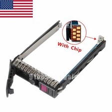 2.5" 727695-001 SAS/SATA/NVMe/SSD Drive Tray Caddy For HP DL380 DL360 Gen10 G10