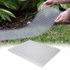 12X Cat Scat Mat Spike Anti-Cat Prickle Strip Deterrent Pad Garden Repellent Mat