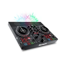 Numark Party Mix Live - DJ Controller with Built in Speakers, Party Lights an...