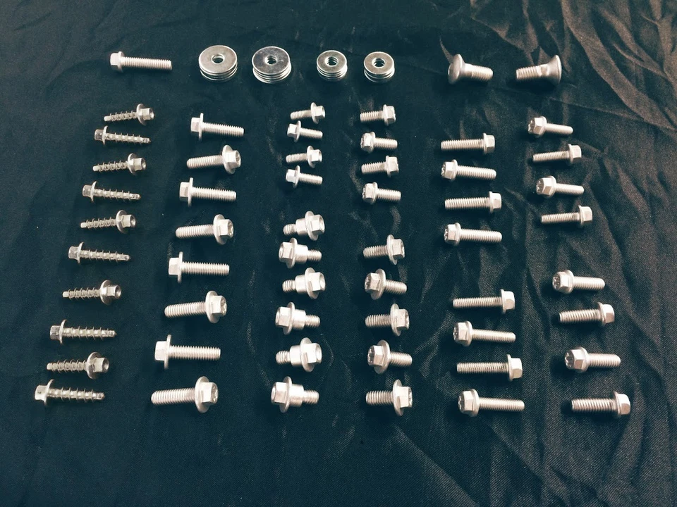 KIT DE PERNOS KTM SX XC-F EXC 76 piezas PLÁSTICO GUARDABARROS GUARDABARROS GUARDABARROS GUARDABARROS PROTECTOR 125 250 350 450 520 Foto 4 de 4