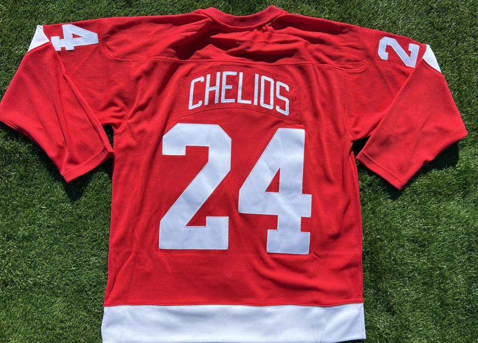 Grande Mitchell & Ness Chris Chelios Detroit Red Wings 2001-02 NHL Blue Line Foto 3 de 4