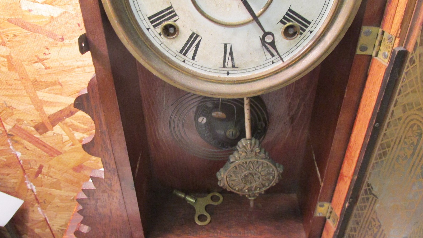 Antique Ingraham Kitchen Clock eBay