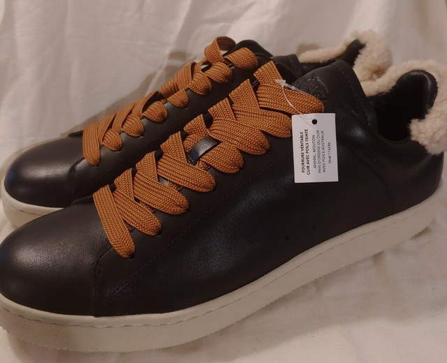 coach shearling sneakers