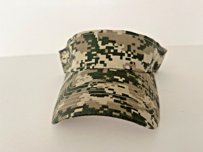 Digital Green Camouflage Adjustable Visor Brand New