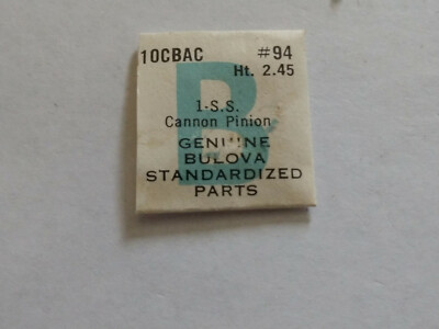 VINTAGE NOS Bulova 10CBAC - Pignon Canon Balayage Seconde - Pièce #94 NEUF